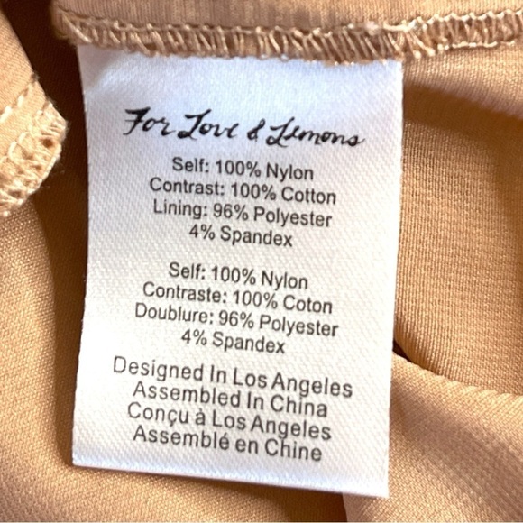 For Love and Lemons Lovebird Heart Eyelet Lace Mini Dress - White - Size Small - Picture 7 of 9